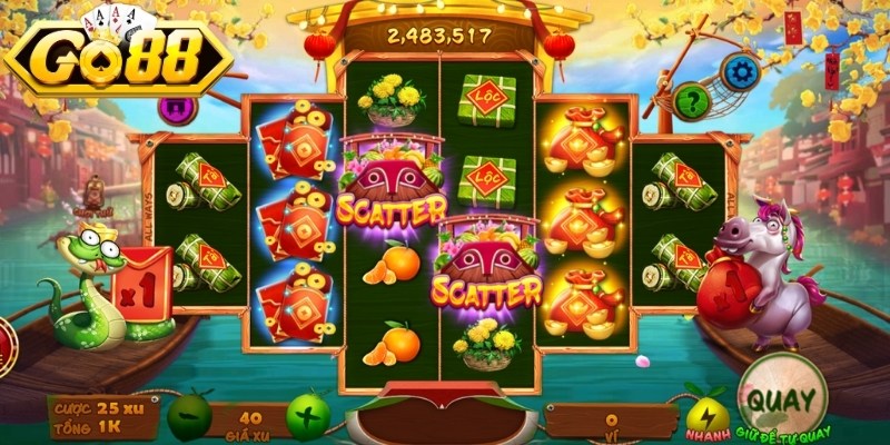 Sắc Xuân Chợ Tết GO88 - Slot Game Náo Nhiệt, Hấp Dẫn 1 Giới thiệu game nổ hũ Sắc Xuân Chợ Tết GO88 độc đáo