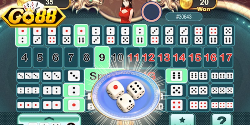 Tìm hiểu về các cửa cược trong game Sicbo Go88