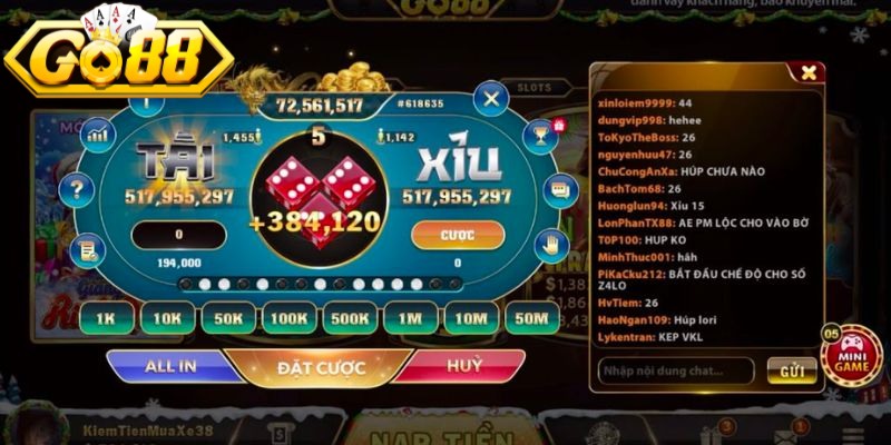 Tài xỉu Go88 giới thiệu luật chơi chi tiết